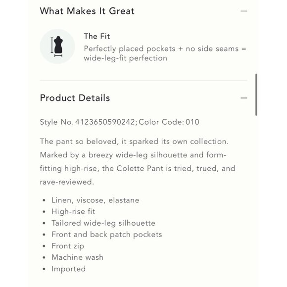 NWT Size 16W -The Colette Linen Blend Crop Wide-Leg Pants in Green (NWT USD 138) - Picture 11 of 16